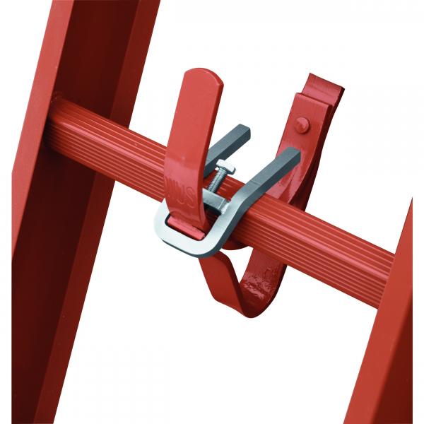 Zarges roof ladder safety hooks